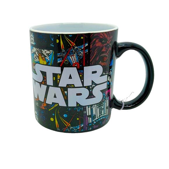 Star Wars 20 oz. Coffee Mug Lucas Films LTD Microwave Dishwasher Safe NWT - Picture 4 of 8